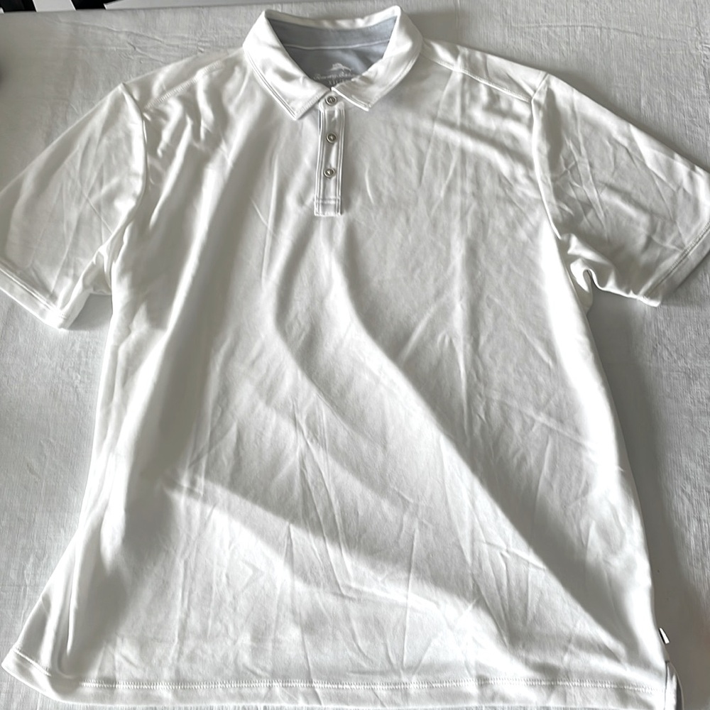 Tommy Bahama NWOT Short Sleeve Collar Shirt - White